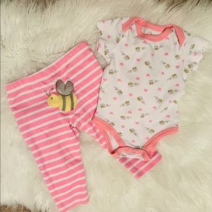 Onesie Outfit with Bees